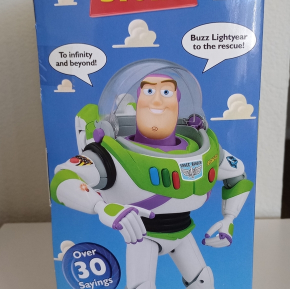 Rare still in box Pixar toy story buzz lightyear talking action figure new seale - Picture 7 of 11